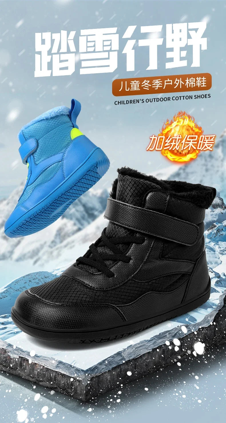 Kids Waterproof Fur-Lined Winter Boots