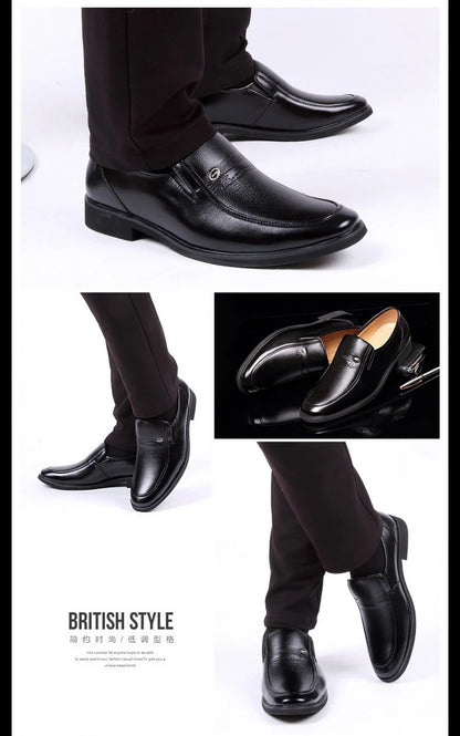 Men’s Leather Luxury Slip-On Dress Loafers