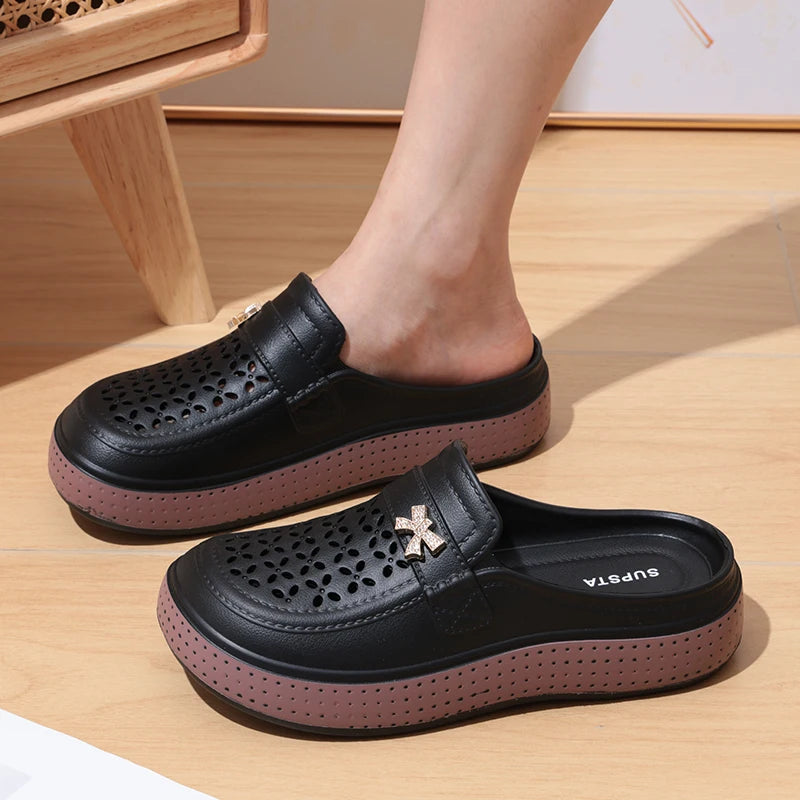 Unisex EVA Closed-Toe Flat Slippers