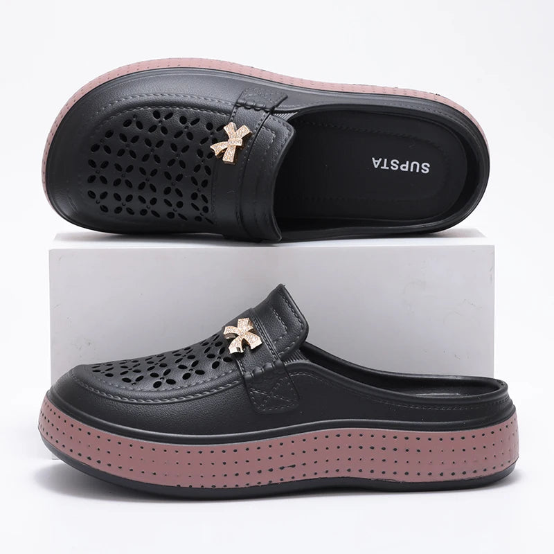 Unisex EVA Closed-Toe Flat Slippers