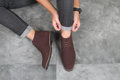 Men’s Suede Leather Chelsea Chukka Ankle Boots