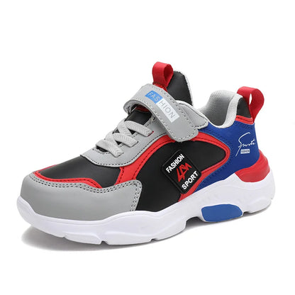 Kids Autumn Winter Leather Sports Shoes