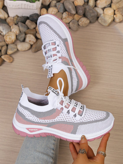 Women’s Summer Casual Two-Tone Sneakers 2026