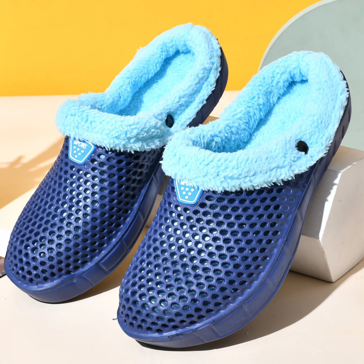 Unisex Winter Cotton Velvet Slippers