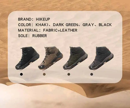 High-Top Men Suede Hiking Boots