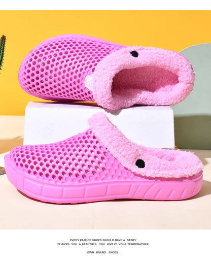 Unisex Winter Cotton Velvet Slippers