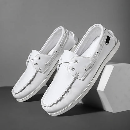 Men’s Slip-On Apron Toe Loafer Shoes