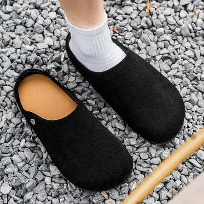 Unisex Leather Slip-On Summer Flats