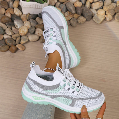 Women’s Summer Casual Two-Tone Sneakers 2026