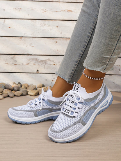 Women’s Summer Casual Two-Tone Sneakers 2026