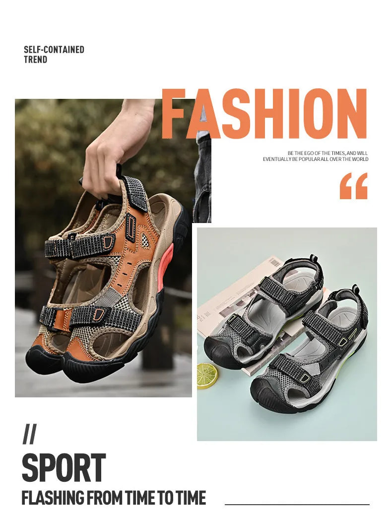 Men’s Summer Roman Outdoor Non-Slip Sandals