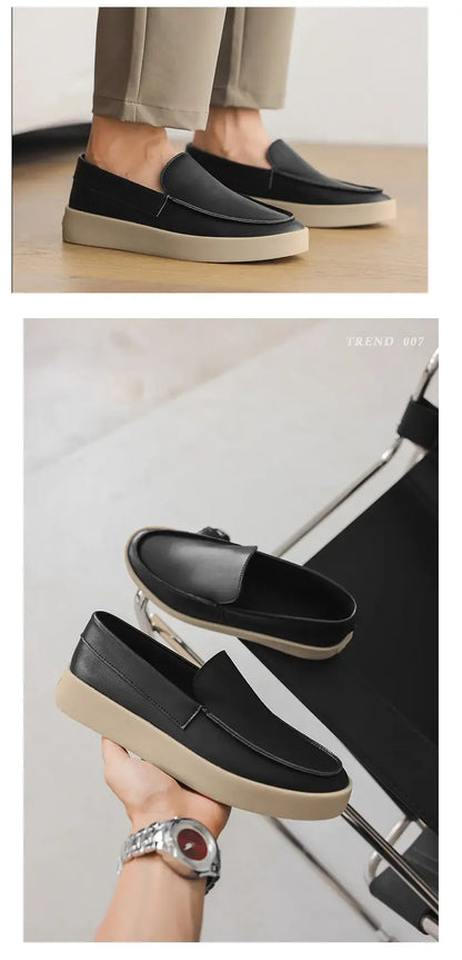 Men Casual Leather Oxford Shoes
