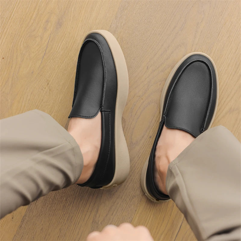 Men Casual Leather Oxford Shoes