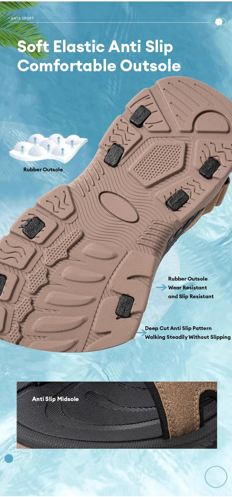 Men’s Summer Breathable Quick-Dry Beach Sandals