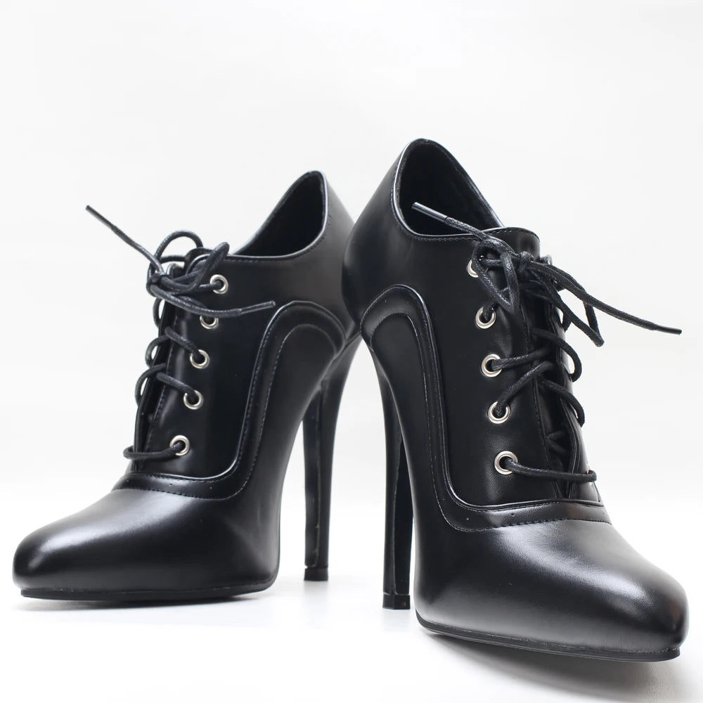 Pointed Toe Mary Jane Stiletto Pumps