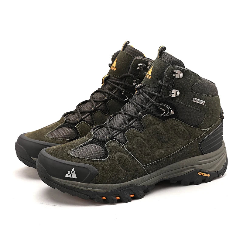 High-Top Men Suede Hiking Boots