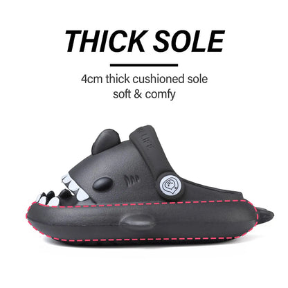 Kids Shark Cartoon Slip-On Sandals