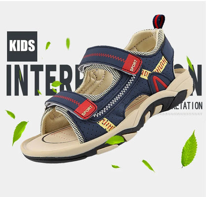 Kids Breathable Closed-Toe Summer Sandals