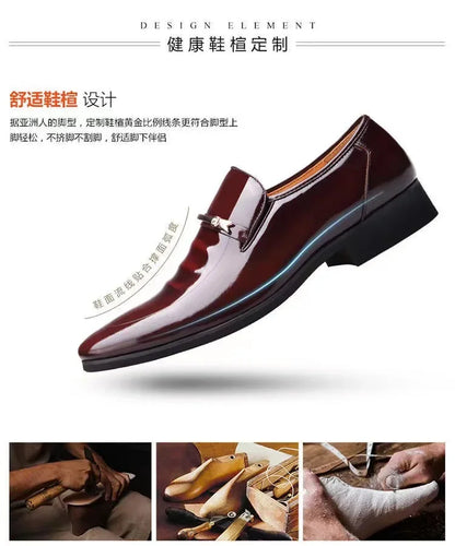 Men’s Luxury Leather Oxford Formal Dress Shoes
